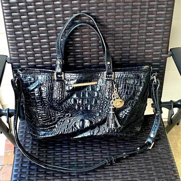 Brahmin Mini Asher Satchel Handbag - Picture 3 of 13